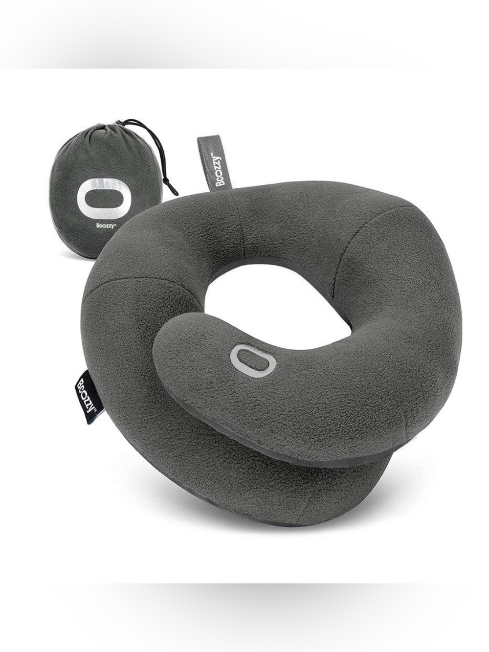 Bcozzy Gray Travel Neck Pillow
